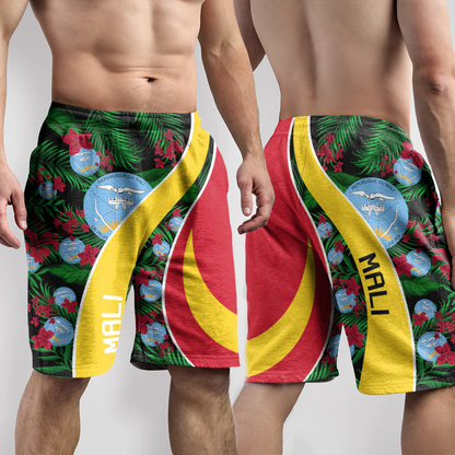 Shorts Mali Short Vintage Tropical Summer Style