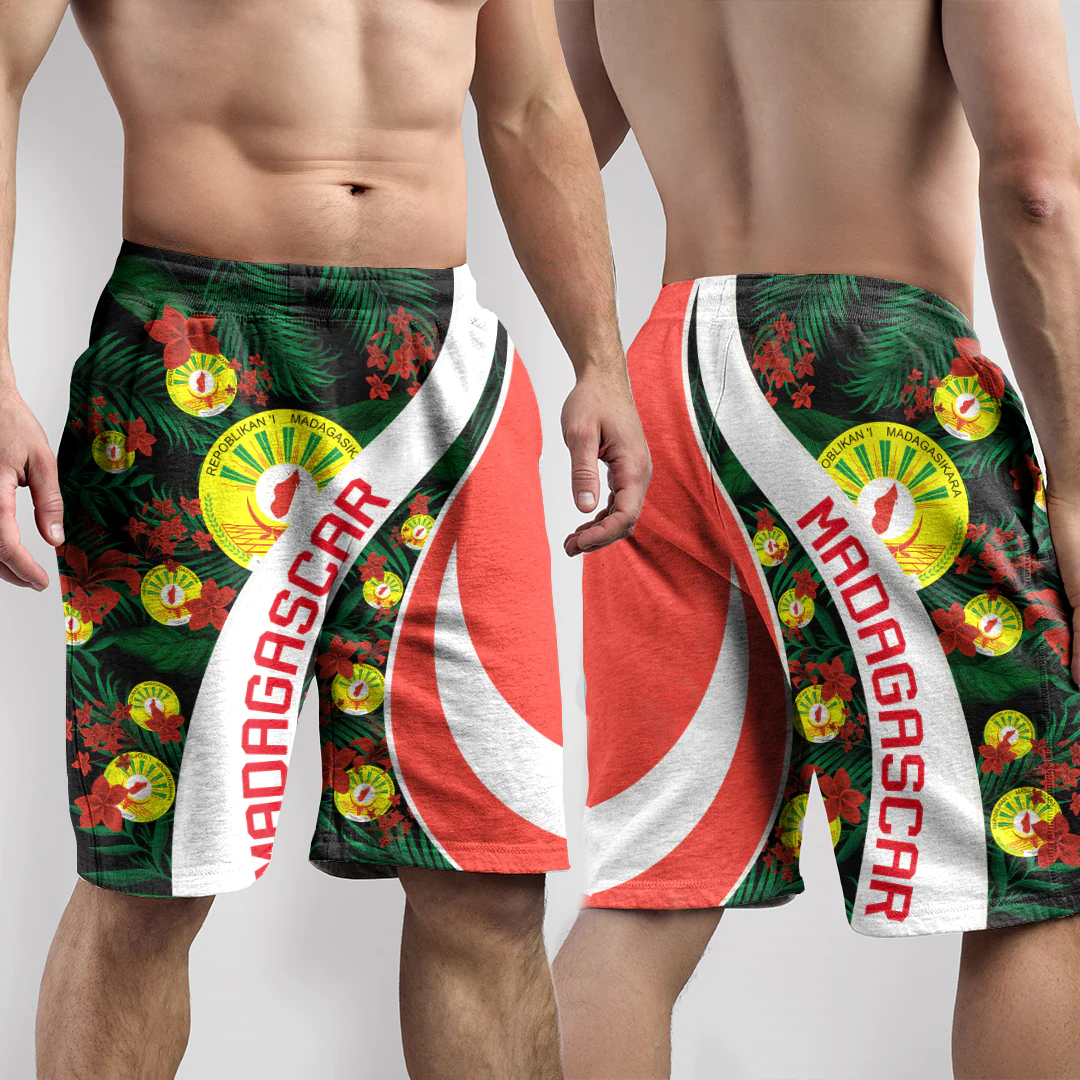Shorts Madagascar Short Vintage Tropical Summer Style