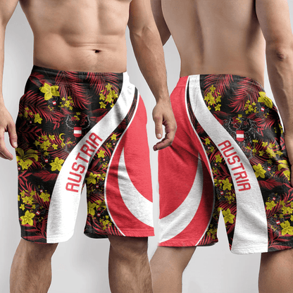 Shorts Austria Short Vintage Tropical Summer Style