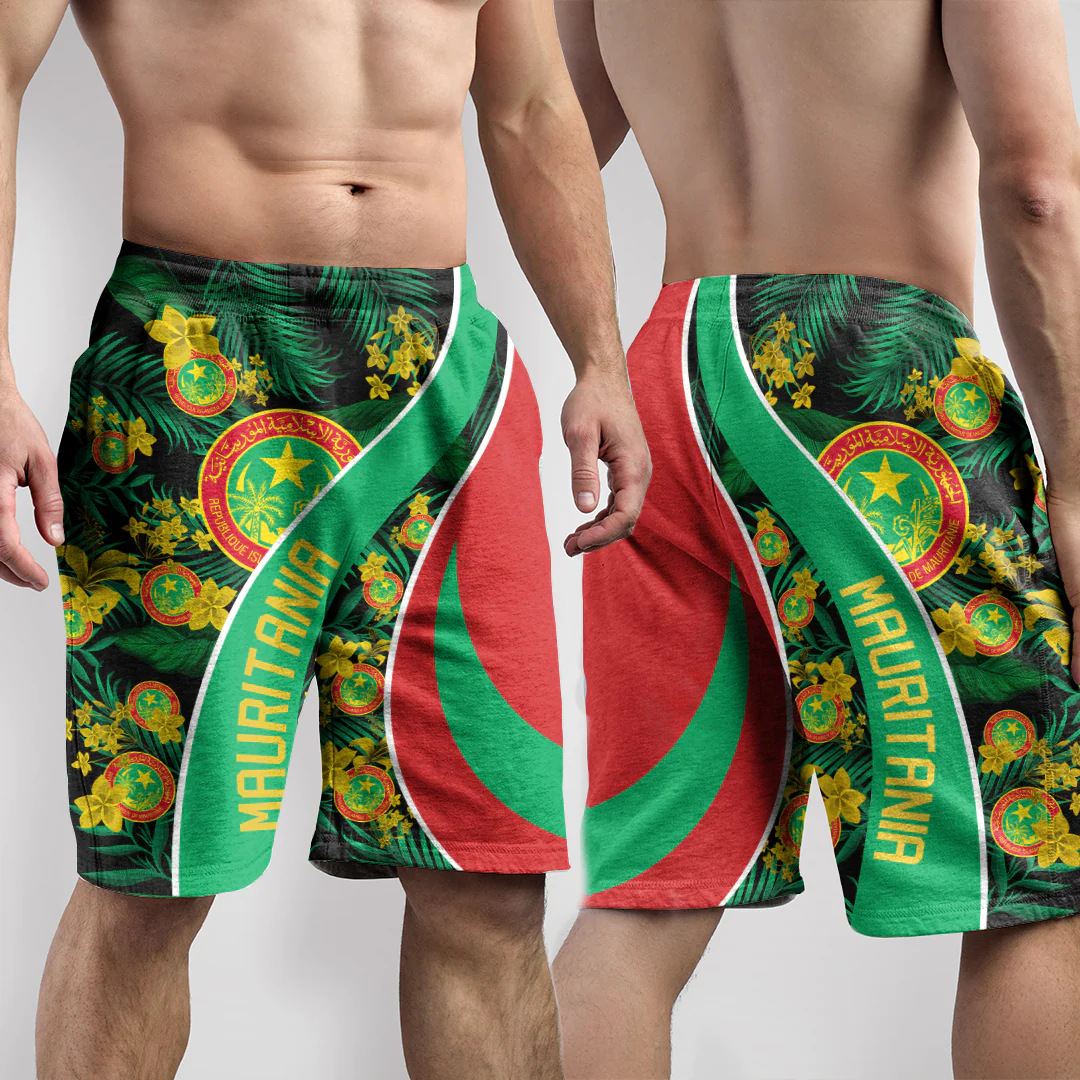 Shorts Mauritania Short Vintage Tropical Summer Style