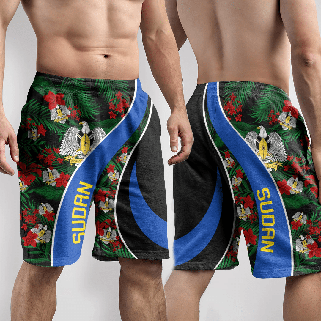 Shorts Sudan Short Vintage Tropical Summer Style