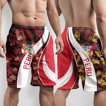 Shorts Peru Short Vintage Tropical Summer Style