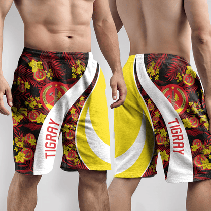 Shorts Tigray Short Vintage Tropical Summer Style