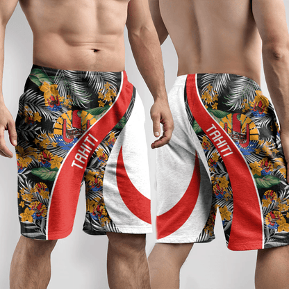 Shorts Tahiti Short Vintage Tropical Summer Style
