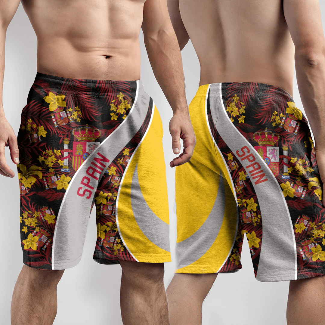 Shorts Spain Short Vintage Tropical Summer Style