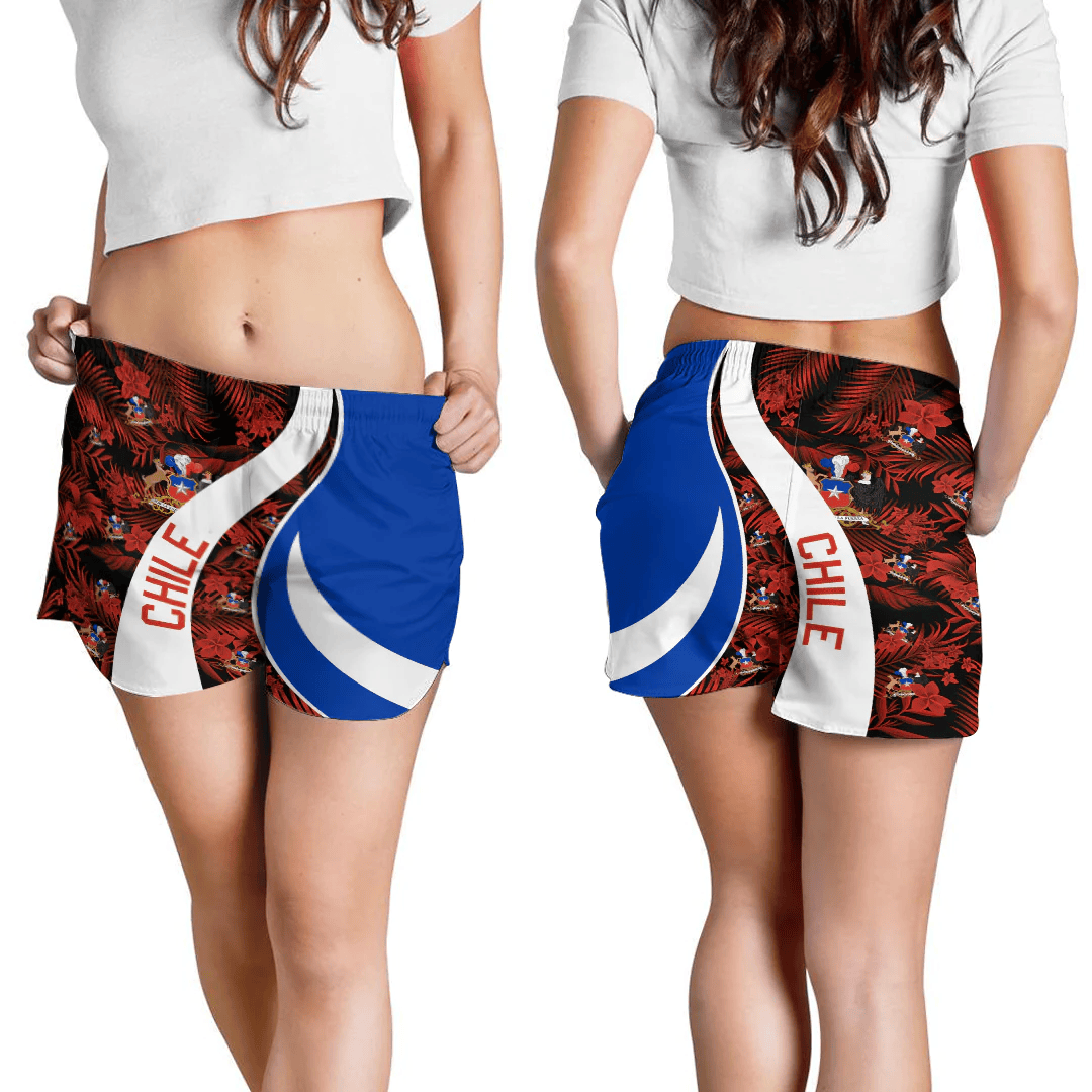 Shorts Chile Short Vintage Tropical Summer Style
