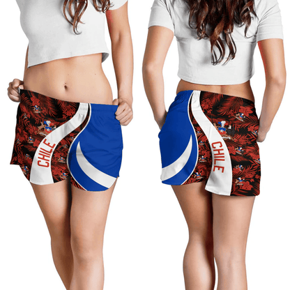 Shorts Chile Short Vintage Tropical Summer Style