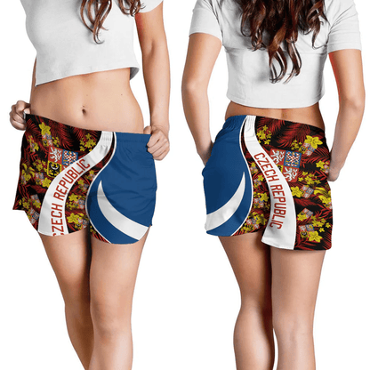 Shorts Czech Republic Short Vintage Tropical Summer Style