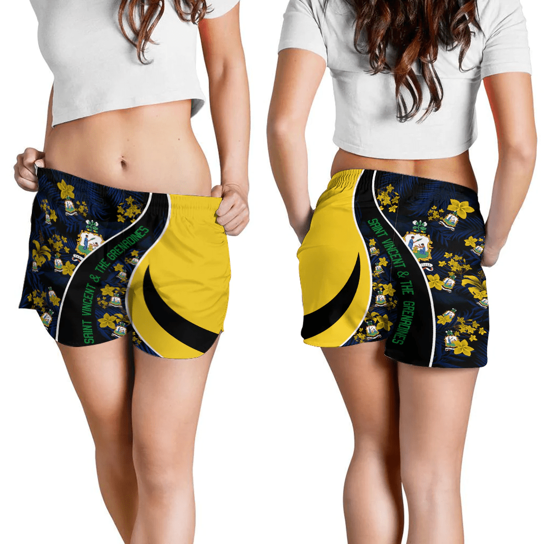 Shorts Saint Vincent The Grenadines Short Vintage Tropical Summer Style