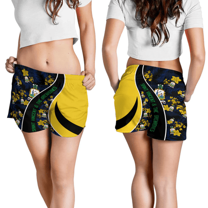 Shorts Saint Vincent The Grenadines Short Vintage Tropical Summer Style
