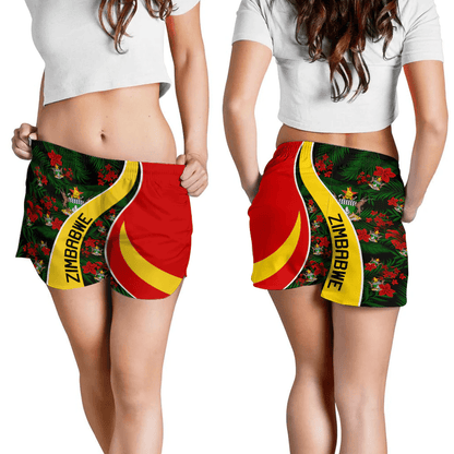 Shorts Zimbabwe Short Vintage Tropical Summer Style