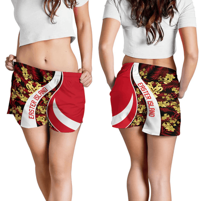 Shorts Easter Island Short Vintage Tropical Summer Style