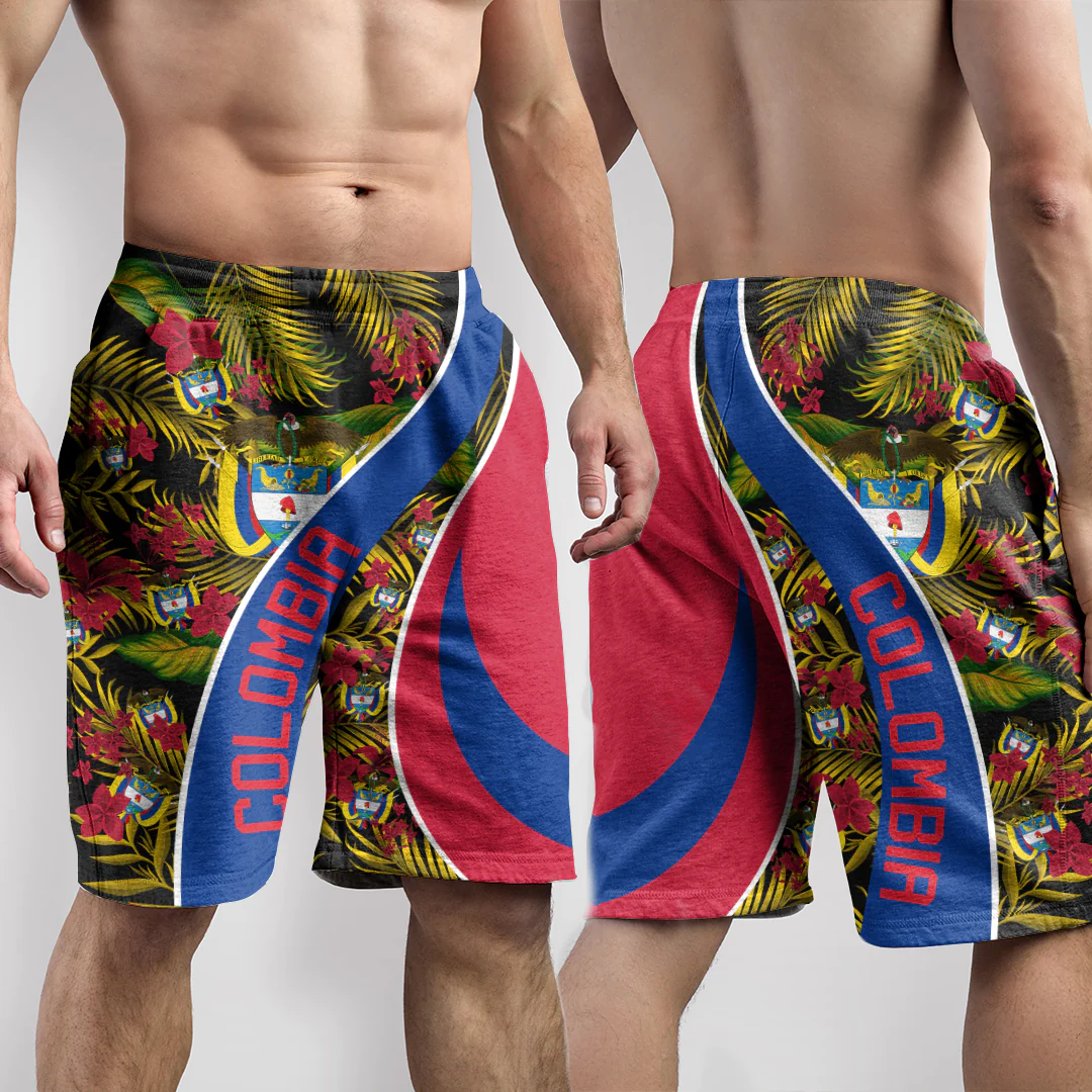 Shorts Columbia Short Vintage Tropical Summer Style