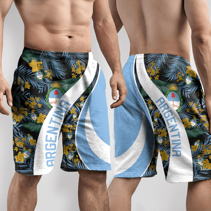 Shorts Argentina Short Vintage Tropical Summer Style