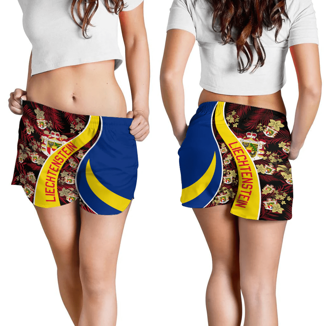 Shorts Liechtenstein Short Vintage Tropical Summer Style