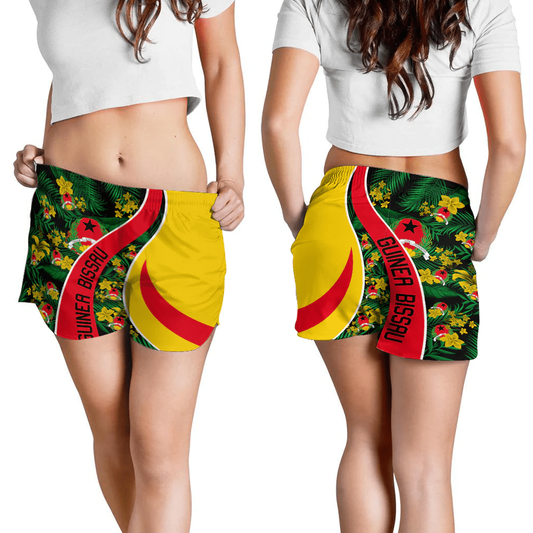 Shorts Guinea Bissau Short Vintage Tropical Summer Style