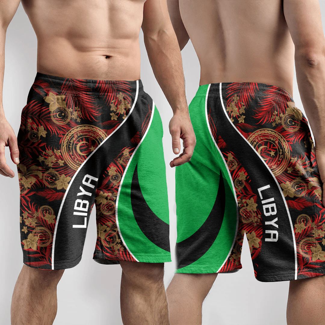 Shorts Libya Short Vintage Tropical Summer Style