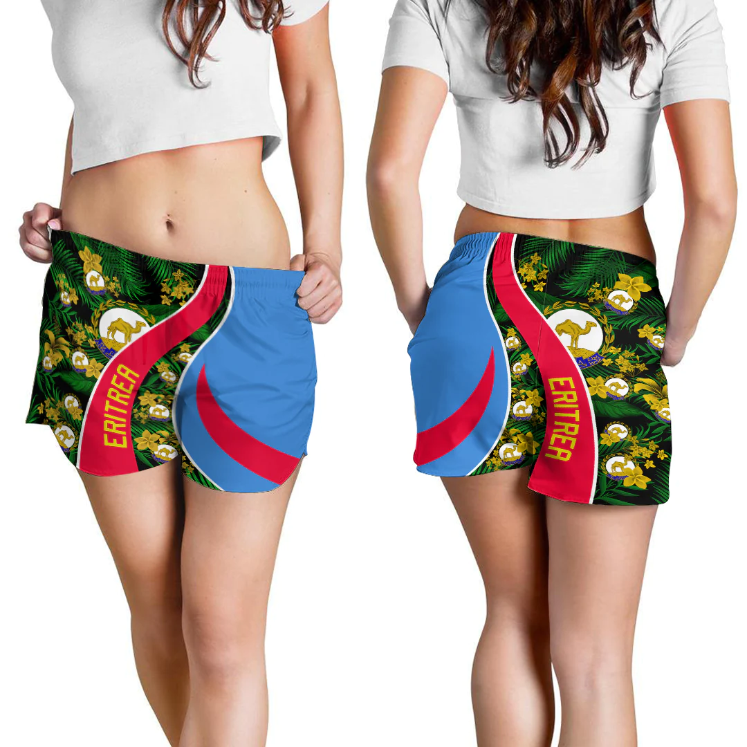 Shorts Eritrea Short Vintage Tropical Summer Style