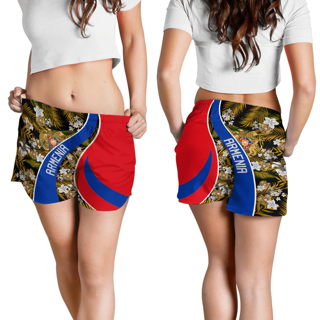 Shorts Armenia Short Vintage Tropical Summer Style