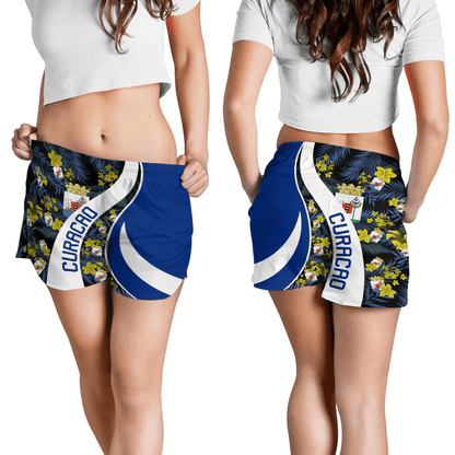 Shorts Curacao Short Vintage Tropical Summer Style
