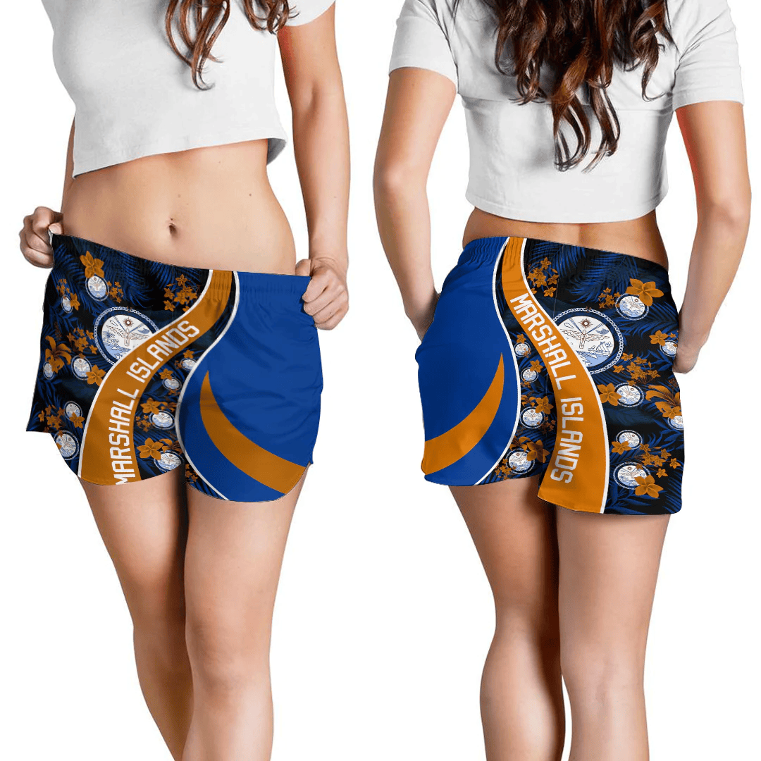 Shorts Marshall Islands Short Vintage Tropical Summer Style