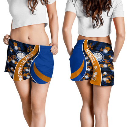 Shorts Marshall Islands Short Vintage Tropical Summer Style