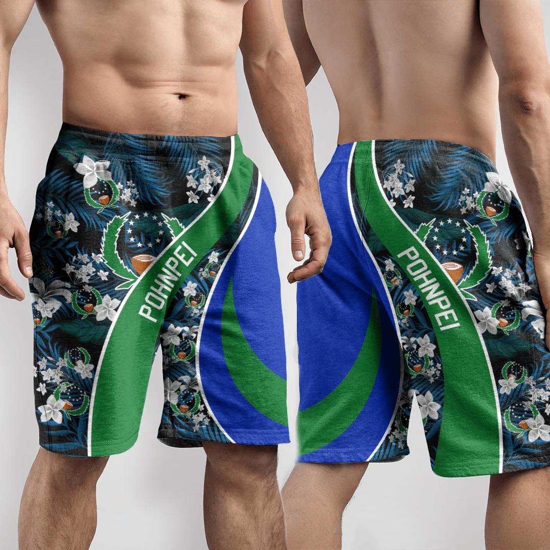 Shorts Pohnpei Short Vintage Tropical Summer Style