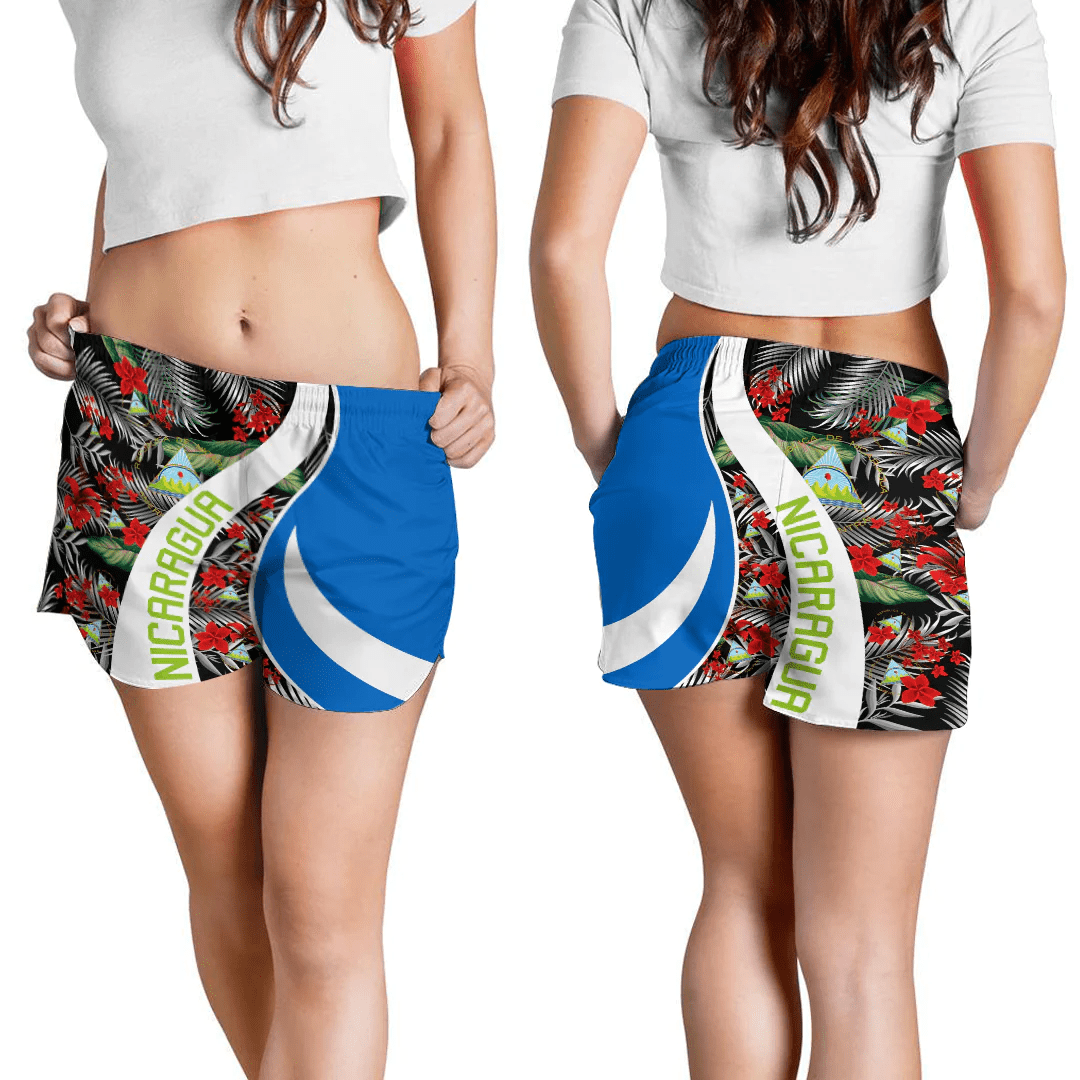 Shorts Nicaragua Short Vintage Tropical Summer Style