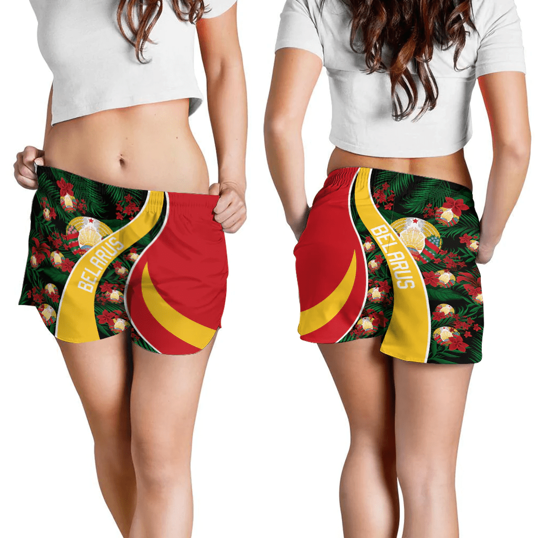 Shorts Belarus Short Vintage Tropical Summer Style