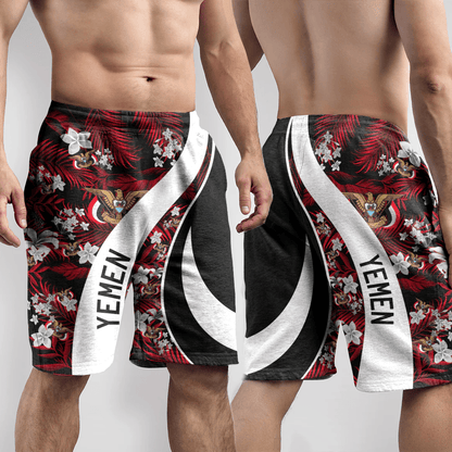 Shorts Yemen Short Vintage Tropical Summer Style
