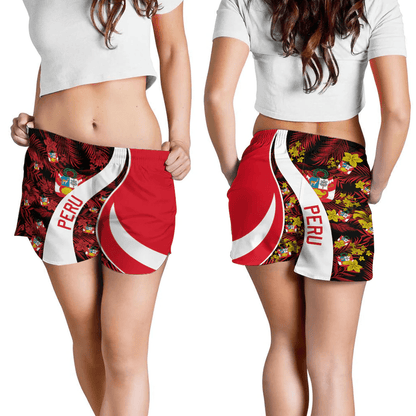 Shorts Peru Short Vintage Tropical Summer Style