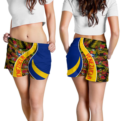 Shorts Venzuela Short Vintage Tropical Summer Style