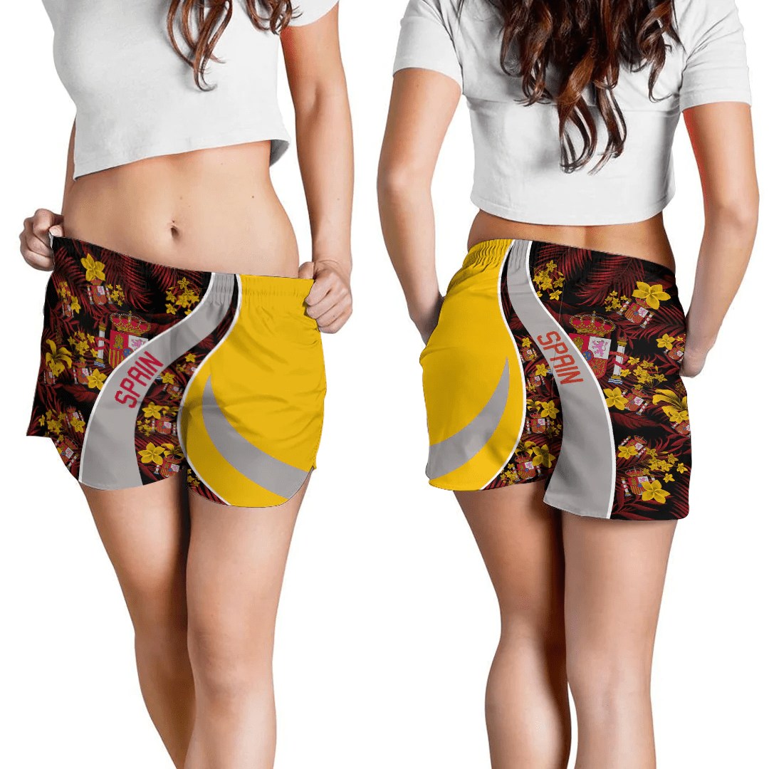 Shorts Spain Short Vintage Tropical Summer Style