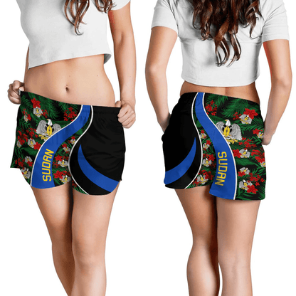Shorts Sudan Short Vintage Tropical Summer Style