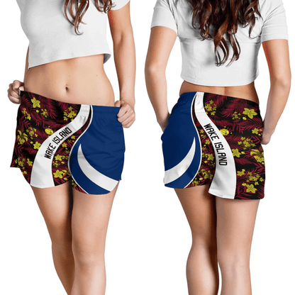 Shorts Wake Island Short Vintage Tropical Summer Style
