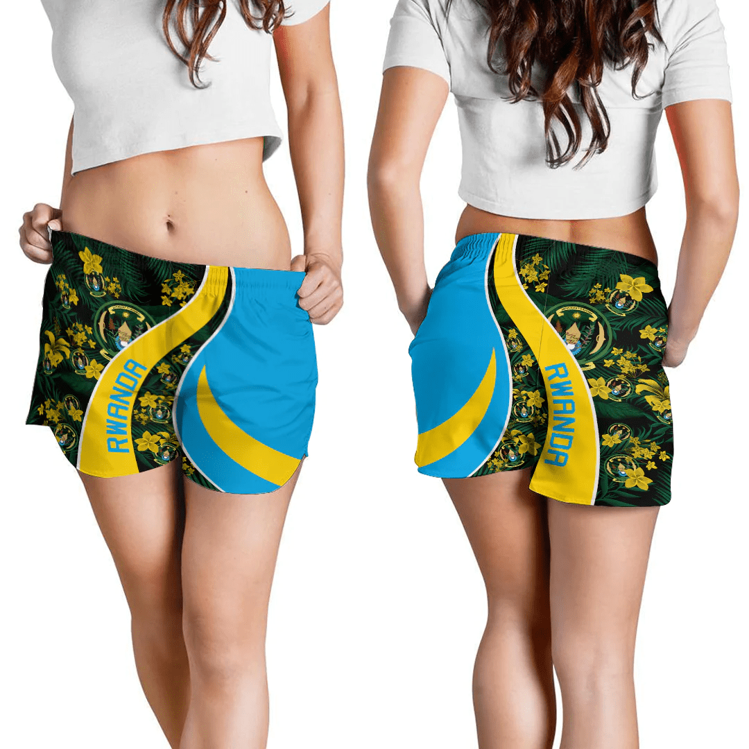 Shorts Rwanda Short Vintage Tropical Summer Style