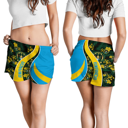 Shorts Rwanda Short Vintage Tropical Summer Style