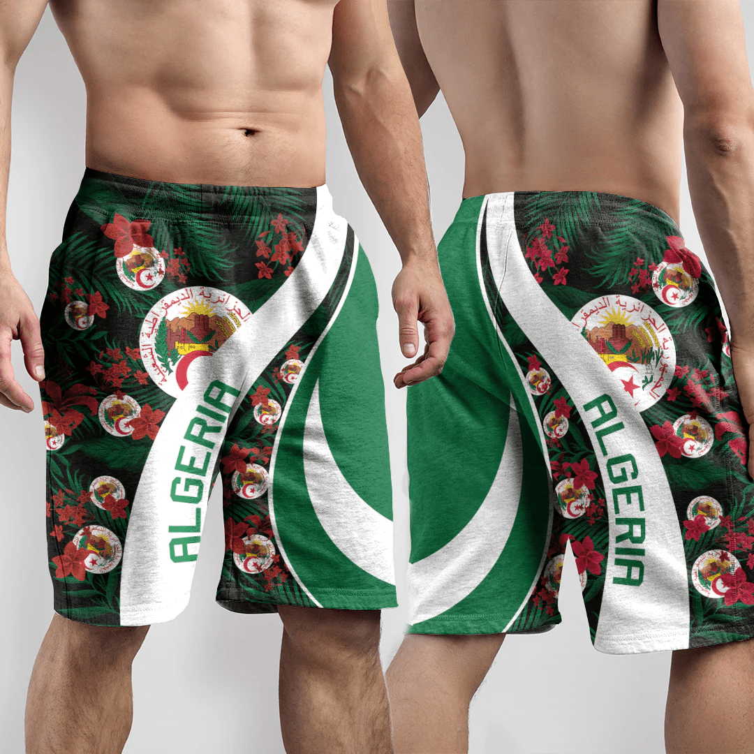 Shorts Algeria Short Vintage Tropical Summer Style