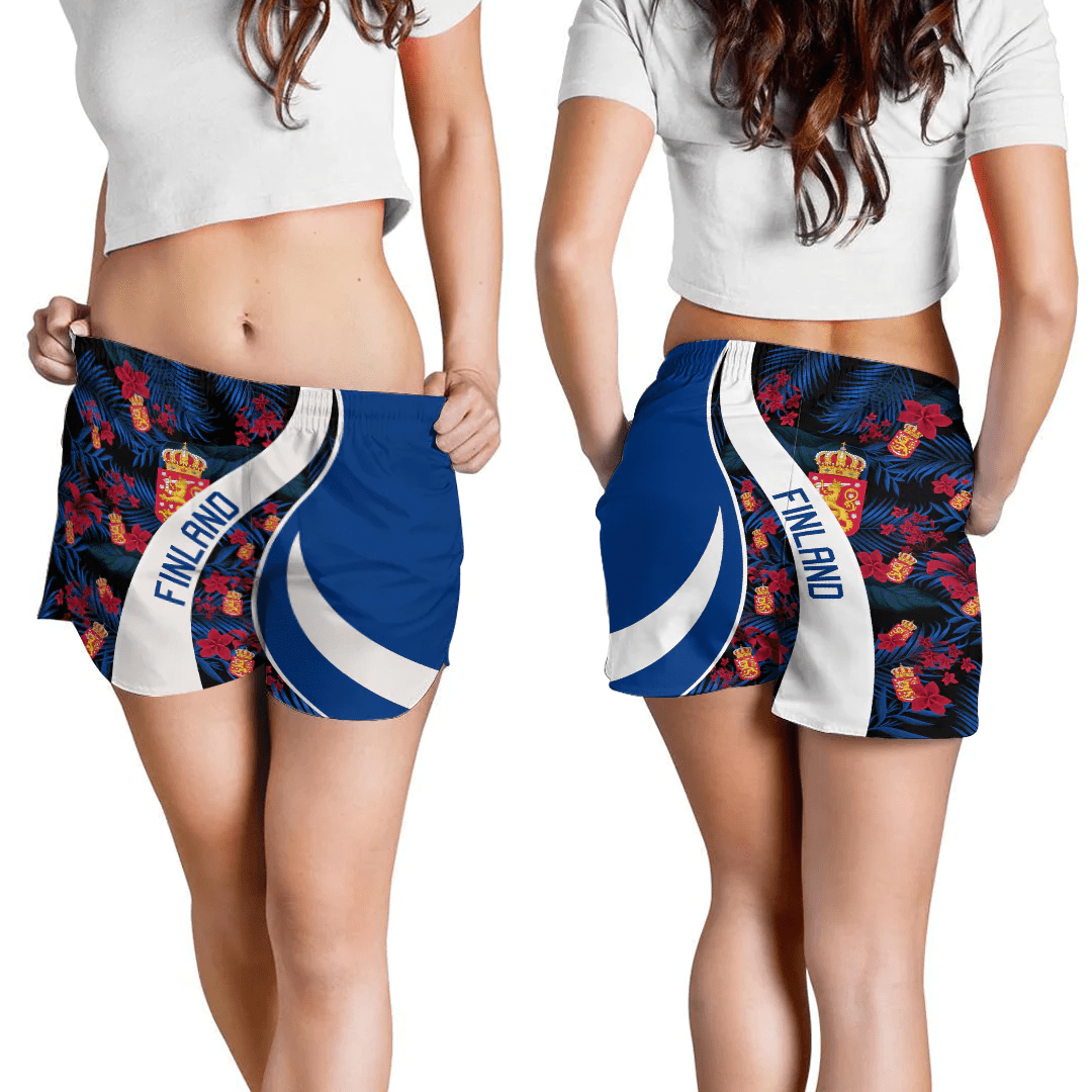 Shorts Finland Short Vintage Tropical Summer Style