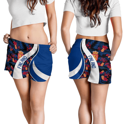 Shorts Finland Short Vintage Tropical Summer Style