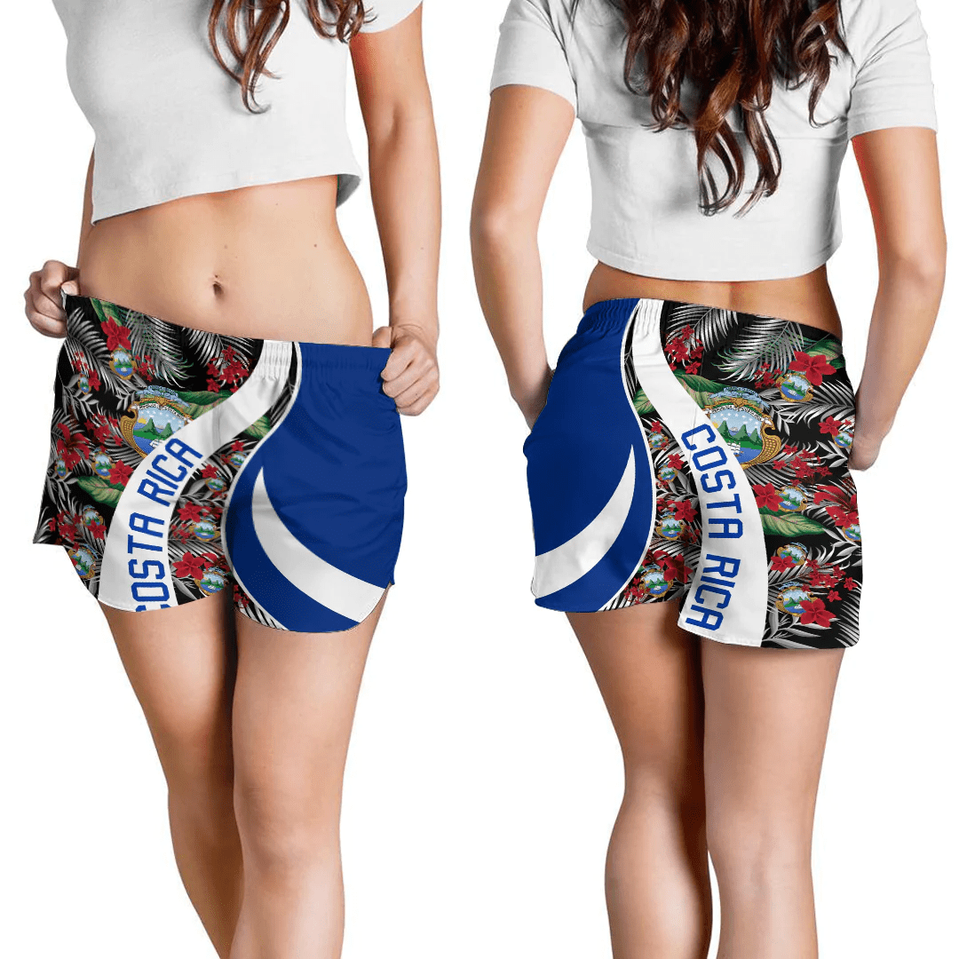 Shorts Costa Rica Short Vintage Tropical Summer Style