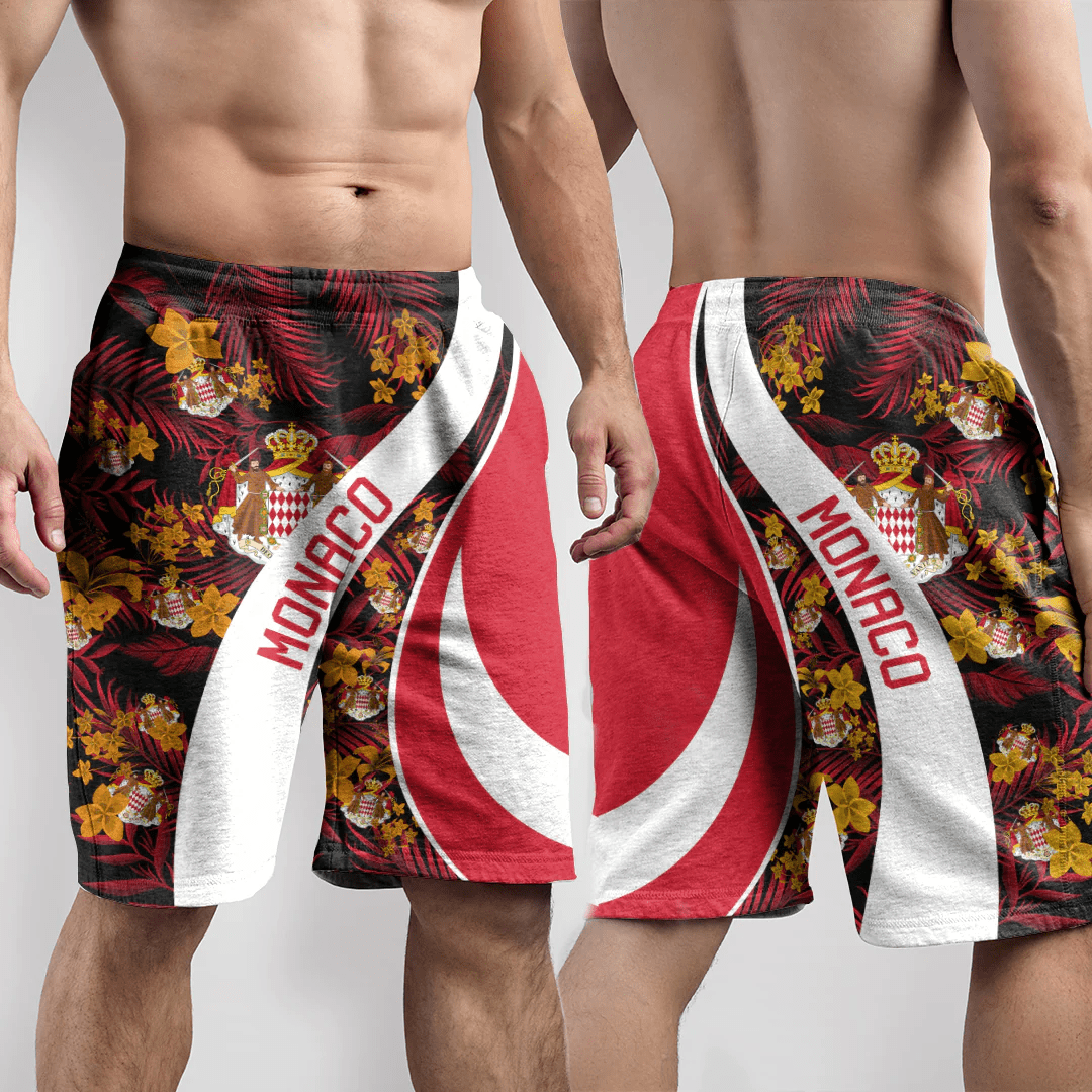 Shorts Monaco Short Vintage Tropical Summer Style