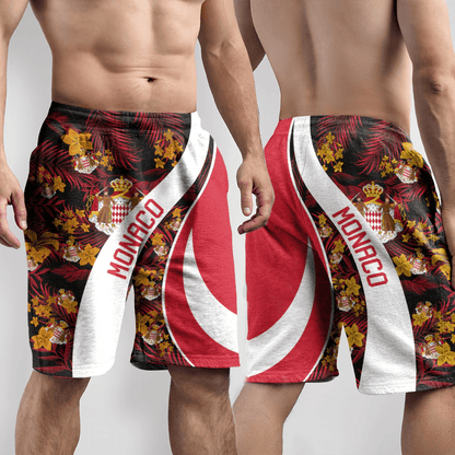Shorts Monaco Short Vintage Tropical Summer Style