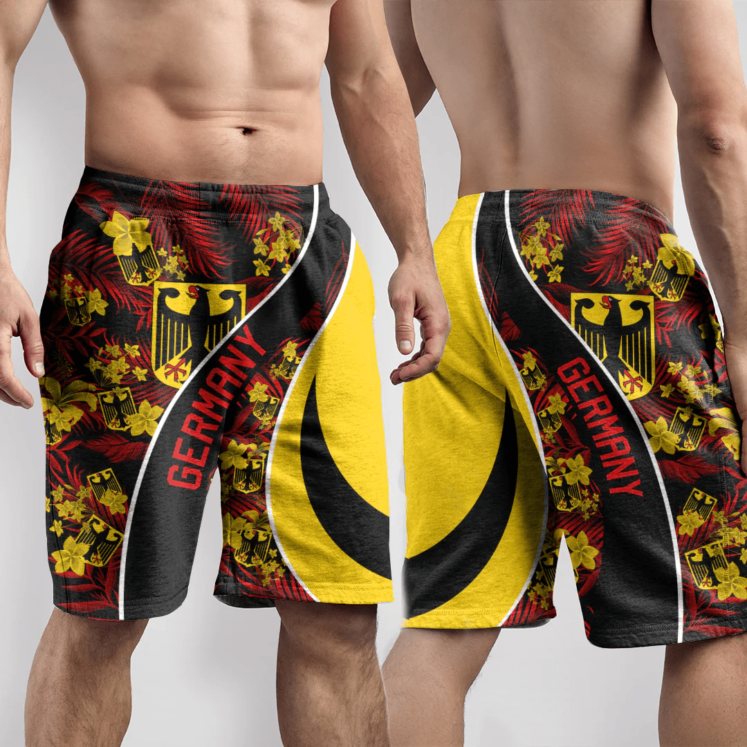 Shorts Germany Short Vintage Tropical Summer Style