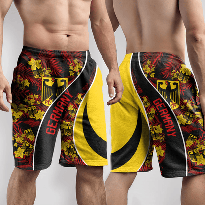 Shorts Germany Short Vintage Tropical Summer Style