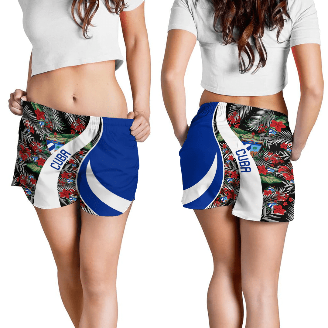 Shorts Cuba Short Vintage Tropical Summer Style