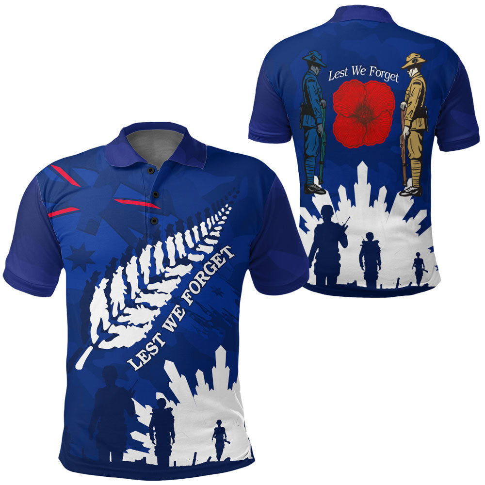 Clothing Australia Anzac Camouflage Mix Fern Polo Shirt