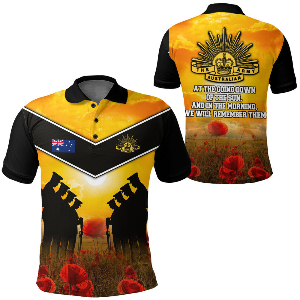 Clothing Australia Standing Guard Anzac Day Polo Shirt