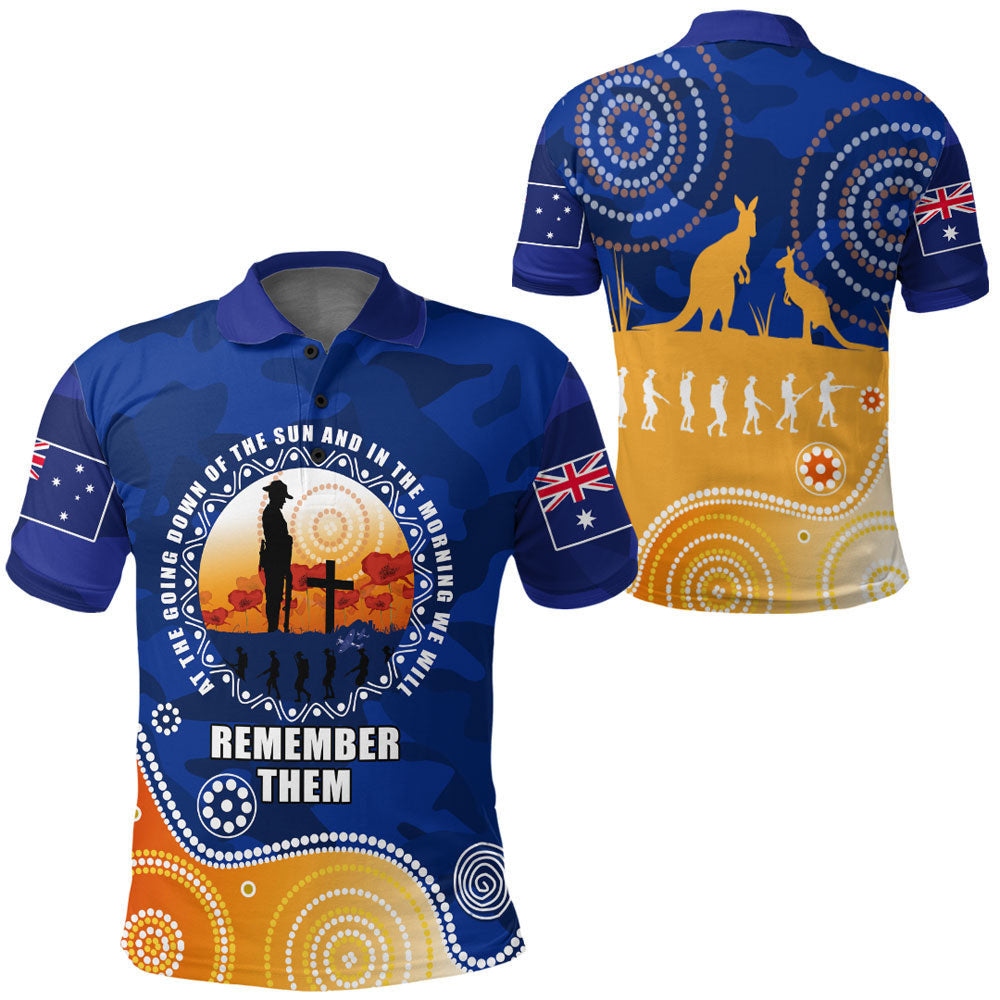 Clothing Australia Anzac Camouflage Vitality Polo Shirt