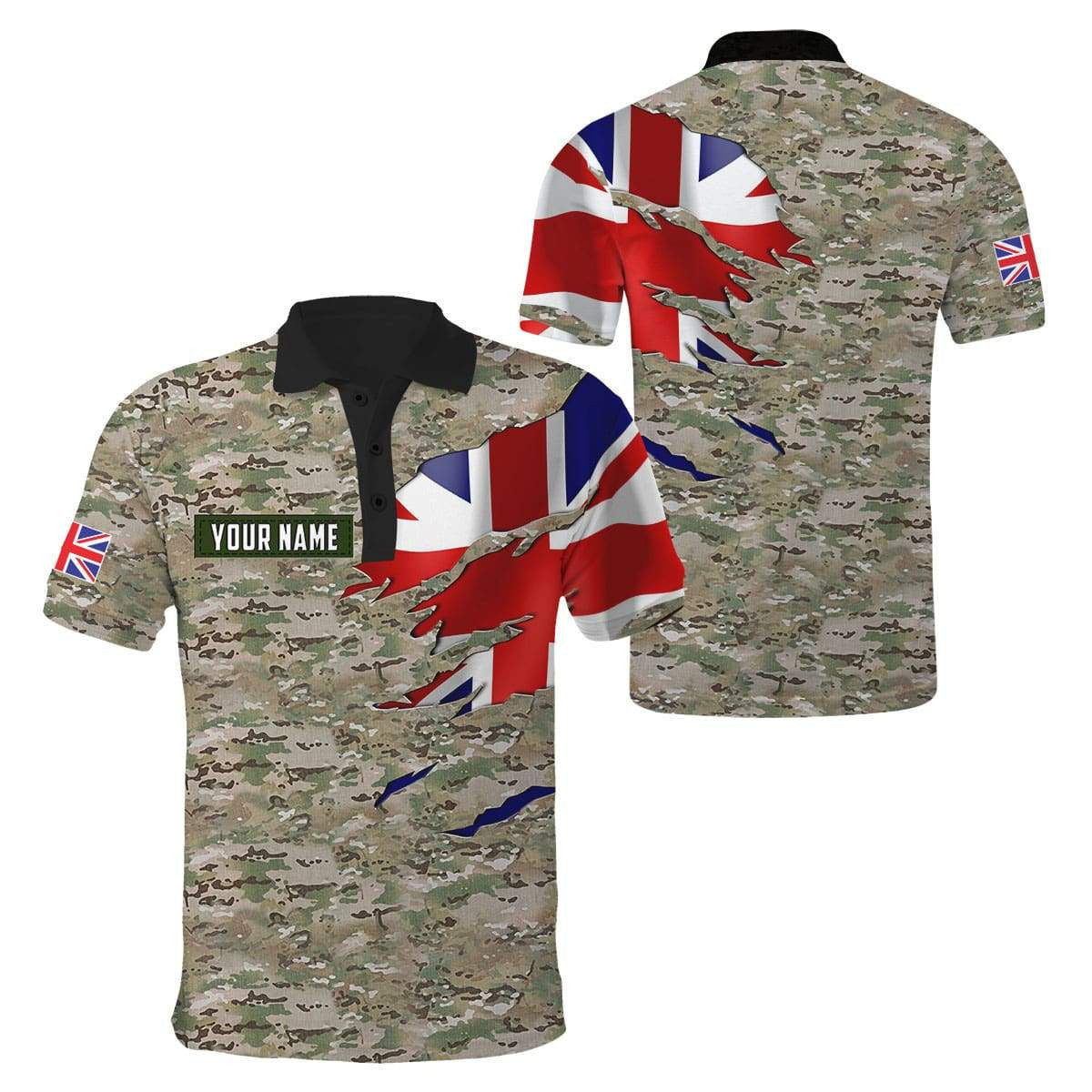 Anzac Day Clothing Australia Camo Anzac Day Polo Shirt